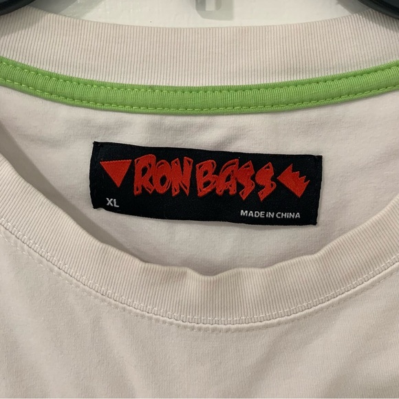 Ron Bass Men’s Villian Mask T Shirt Pop Art Textured Mixed Media Size X Large - Picture 5 of 11